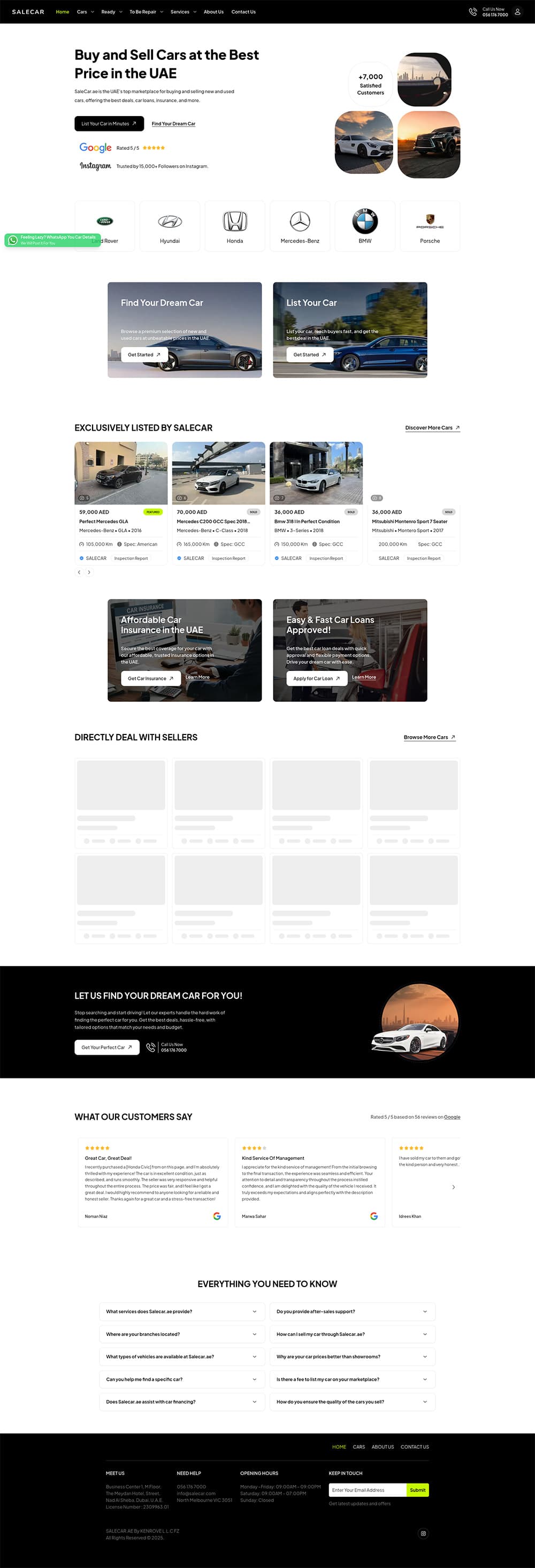A preview image of the وب اپلیکیشن خرید و فروش ماشین در امارات project related to توسعه نرم‌افزار اختصاصی